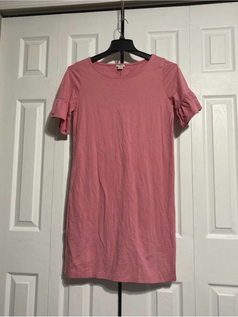 J Crew dusty rose cotton knit casual beach dress size SMALL